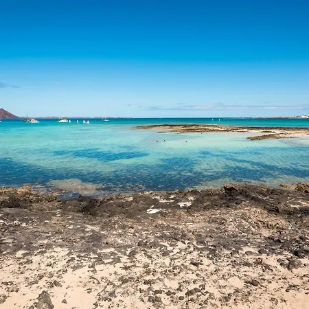 公寓 Home2book Casa Chispos Corralejo, Terrace&pool 科拉雷侯